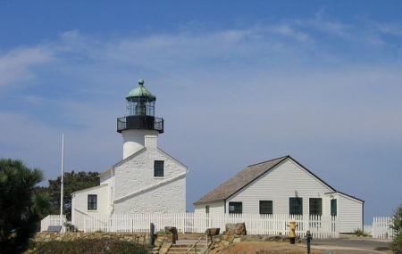 Old Point Loma Lighthouse And Cabrillo National Monument Image
